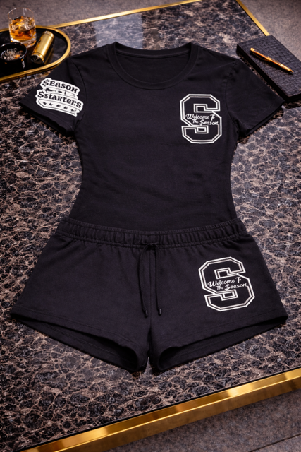 Welcome to the $eason – Season Starters Edition Ladies Set (Fitted Tee + Shorts)