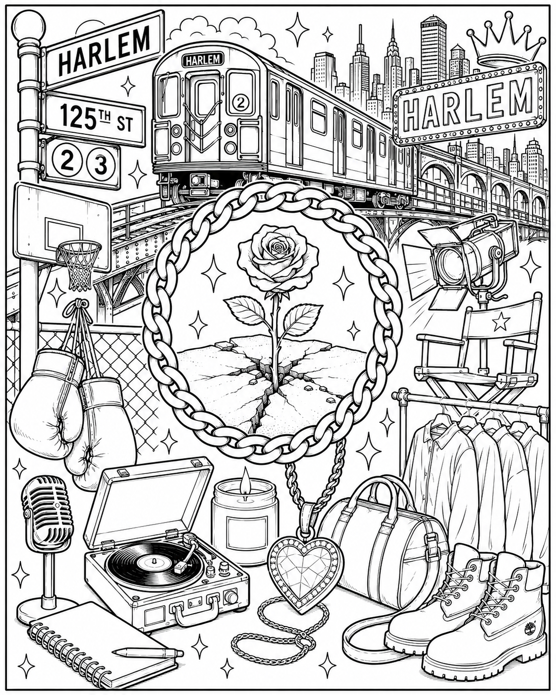 Welcome to the $eason Hip Hop Coloring Book- Color the Culture