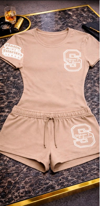 Welcome to the $eason – Season Starters Edition Ladies Set (Fitted Tee + Shorts)