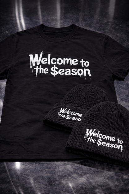 Welcome to the Season  Beanie Combo