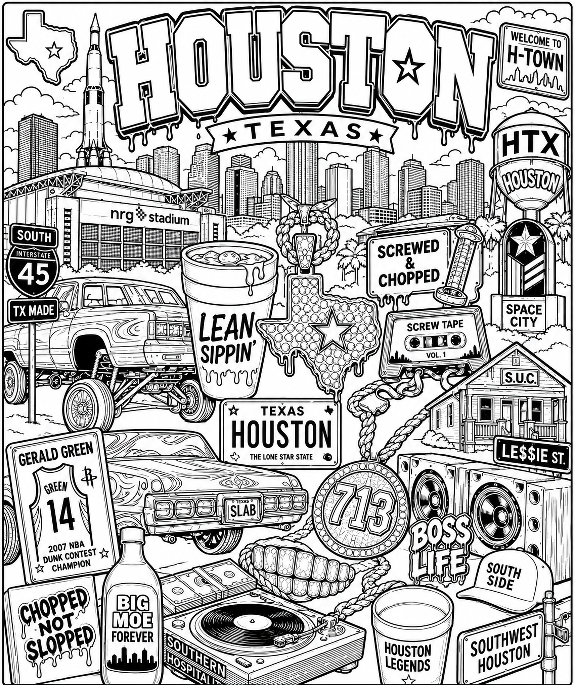 Welcome to the $eason Hip Hop Coloring Book- Color the Culture