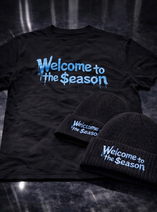 Welcome to the Season  Beanie Combo