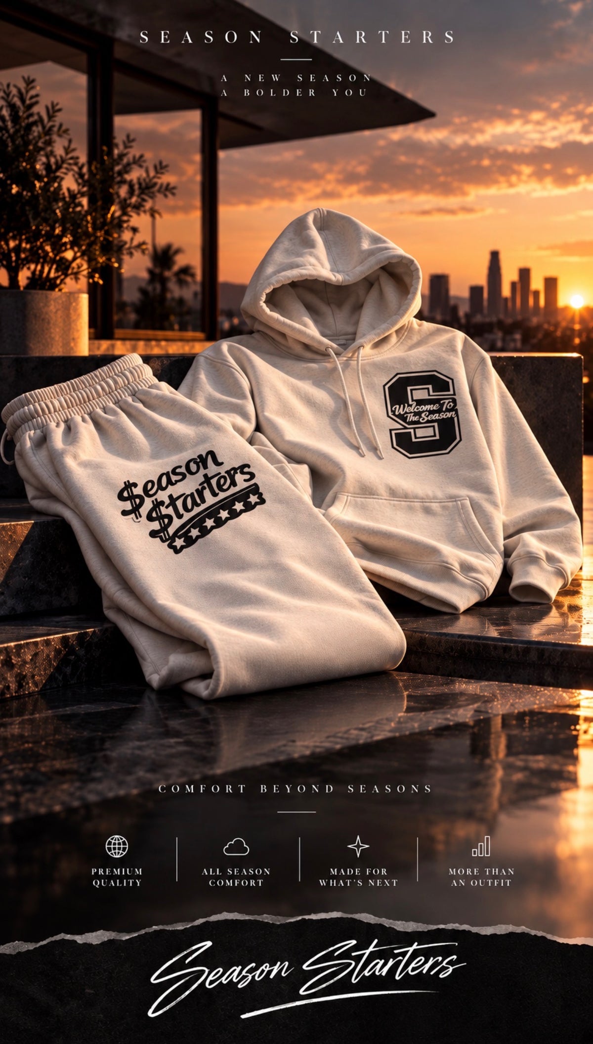 Welcome to the Season- Season Starters Edition Hoodie and Sweatpants Full Set