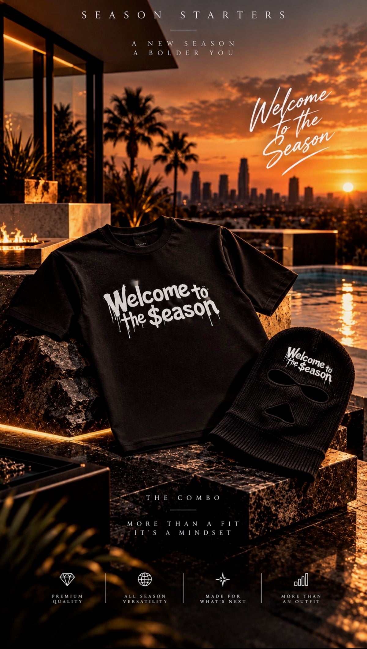 Welome to the Season Combo Ski Mask Pack