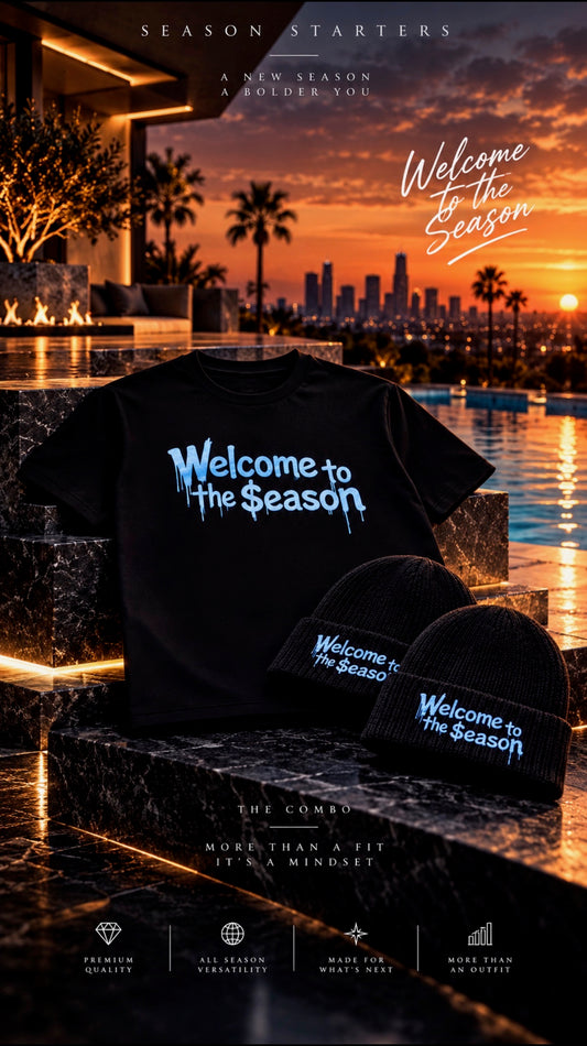 Welcome to the Season  Beanie Combo