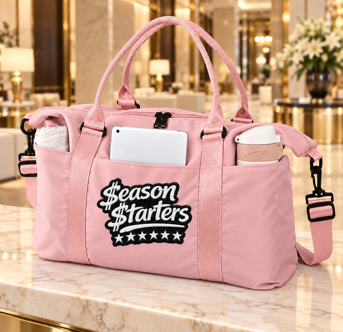 Welcome to the $eason- Season Starters Duffle Bag.