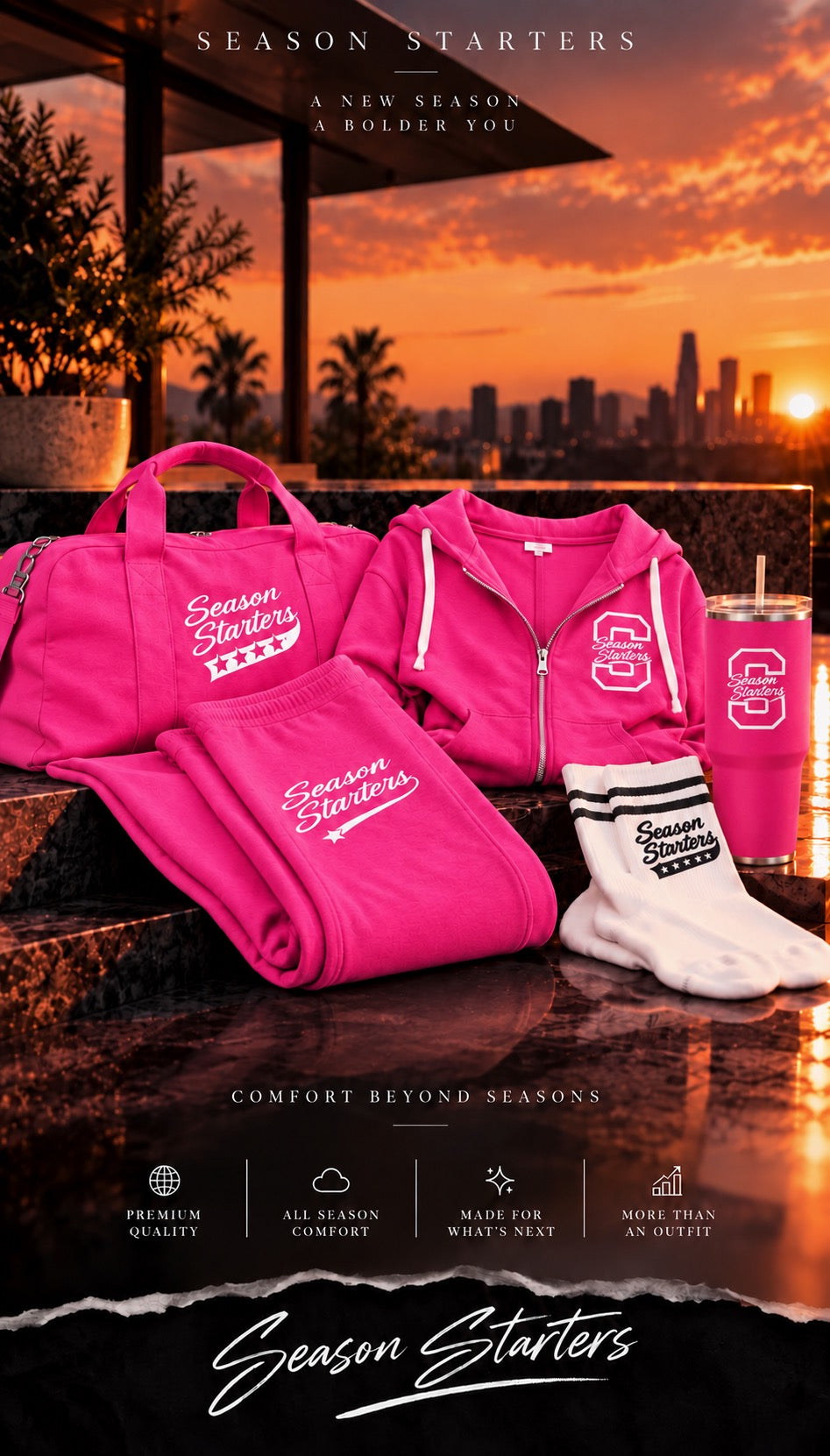 Welcome to the Season- Season Starters Ladies Edition Hoodie Full Set