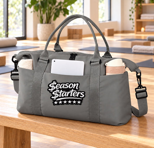Welcome to the $eason- Season Starters Duffle Bag.