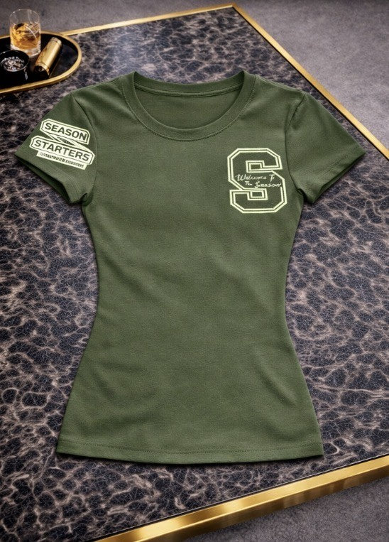 Welcome to the $eason – Season Starters Edition Ladies Fitted T-Shirt